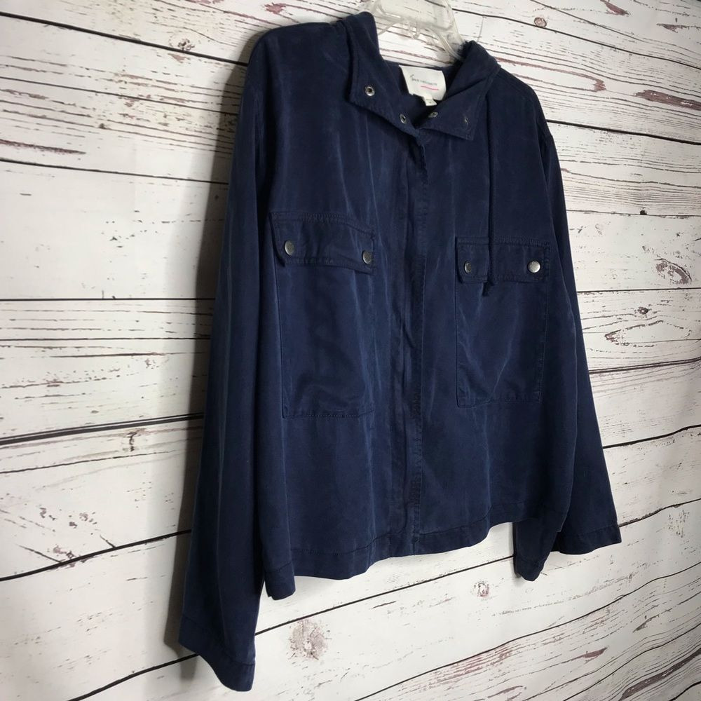 Two by Vince Camuto Relaxed Hooded Sleeve Jacket